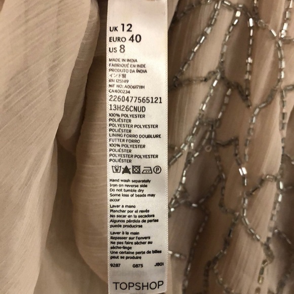 TOPSHOP beaded tank top - Picture 4 of 4